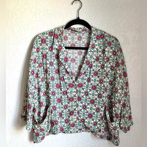Zara Floral Top